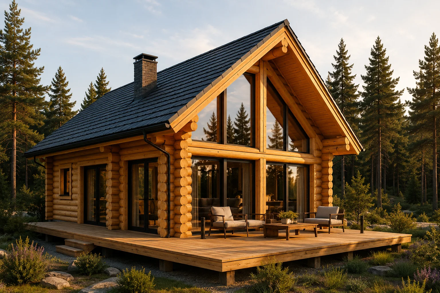 Premium Modular Homes in European Timber